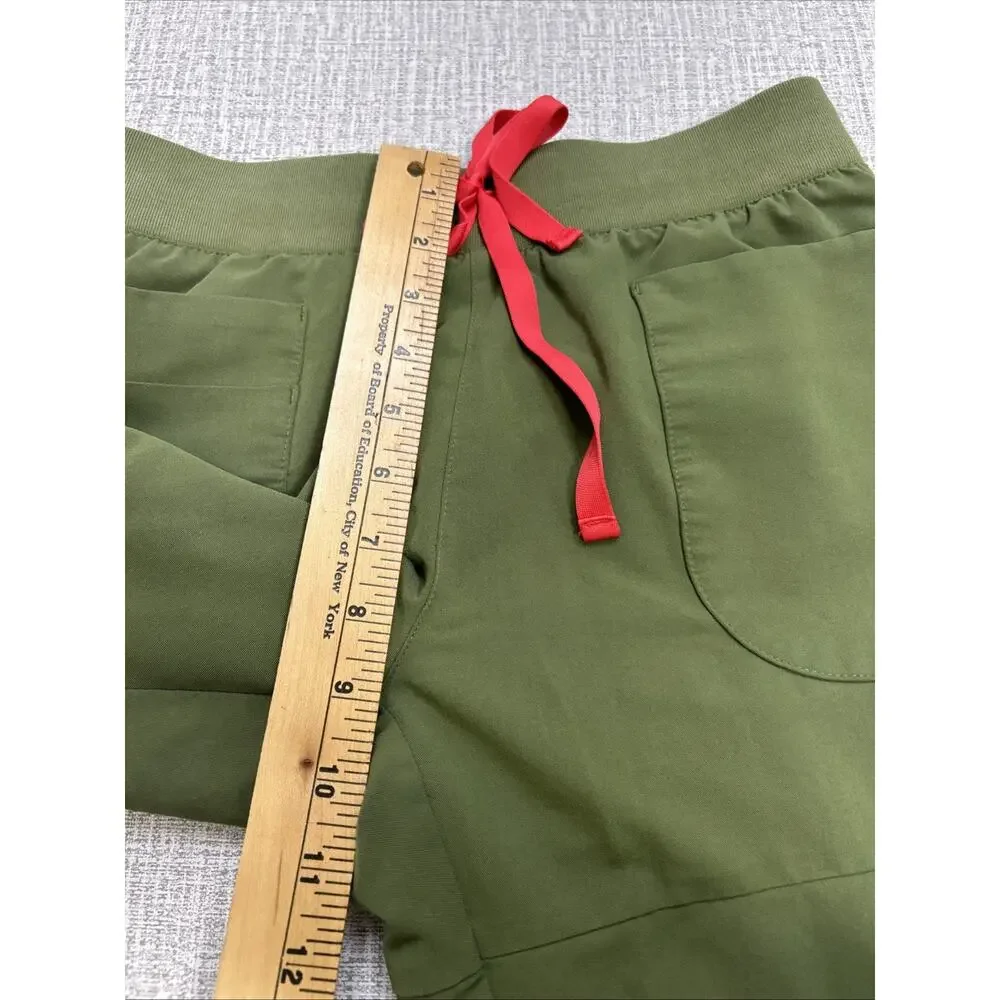 Figs Scrub Pants Men’s Martini Olive Cargo Joggers Size XS Technical Collection